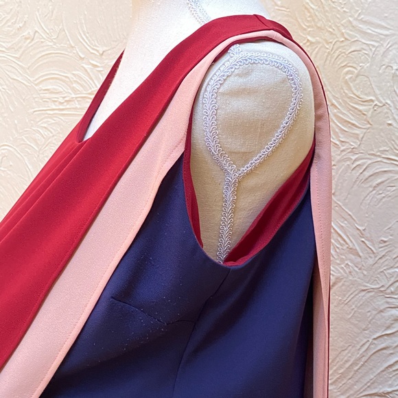 SOLD 💝 ROSIE POPE Edina Maternity Shift Dress Size Large color block, multicolor - Picture 8 of 13
